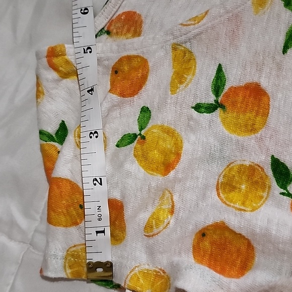 Orange/citrus Cynthia Rowley shirt - Picture 9 of 10